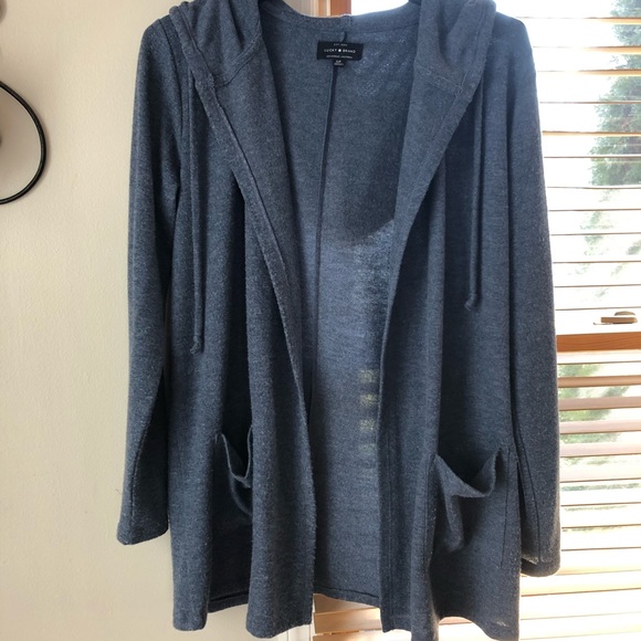 Lucky Brand Sweaters - Lucky Brand cardigan with hood